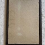 Old vintage collector mirror with drawing / silkscreen printing by Pierrot in the moonlight 70's 80's