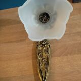 Wall lamp art deco bronze tulip glass paste dp 122365