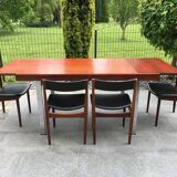 Table à manger en palissandre années 60