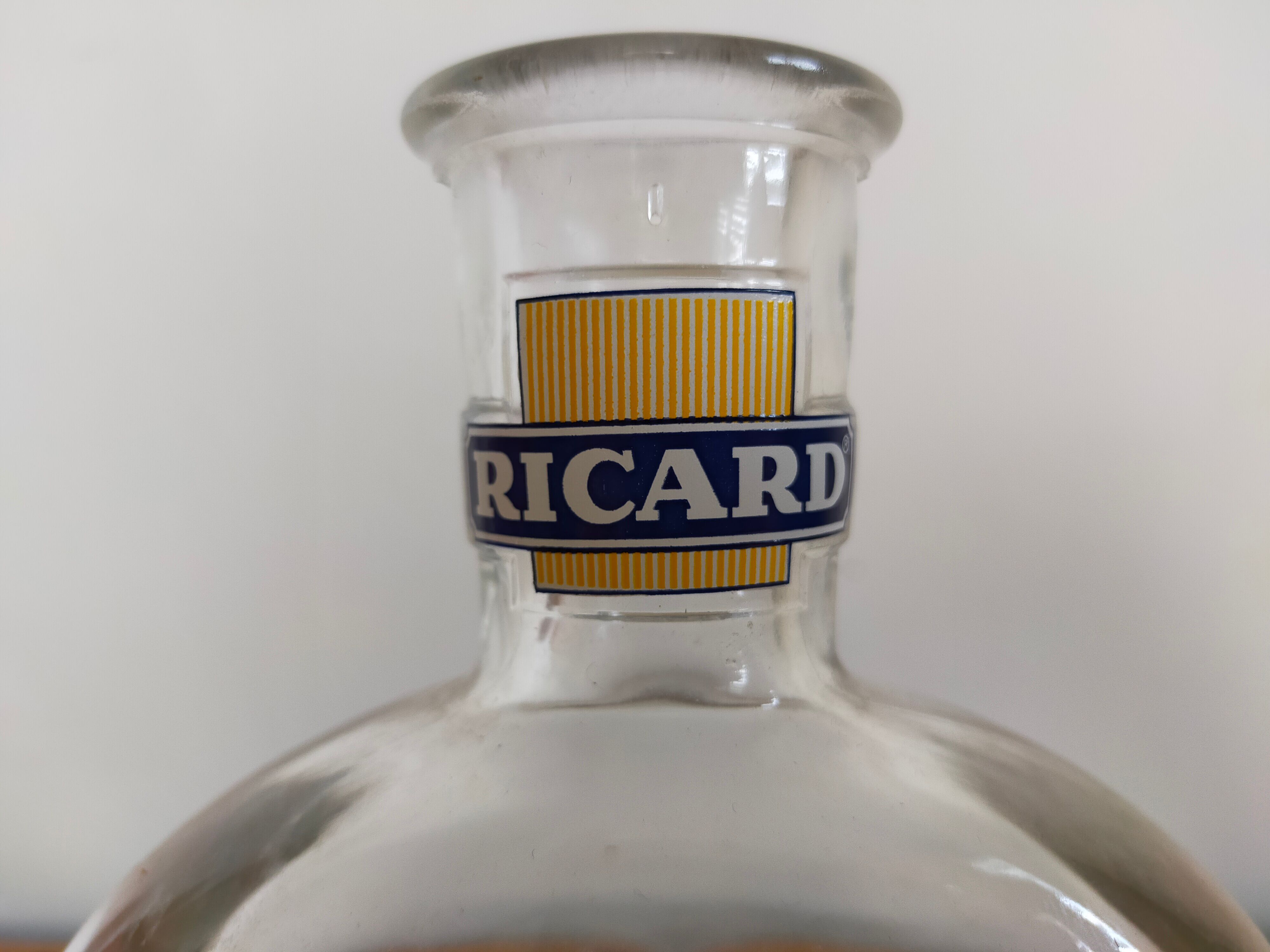 Vintage Ricard glass decanter