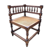 Fauteuil d'angle canné