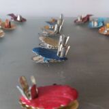 15 vintage clip-on candle holders