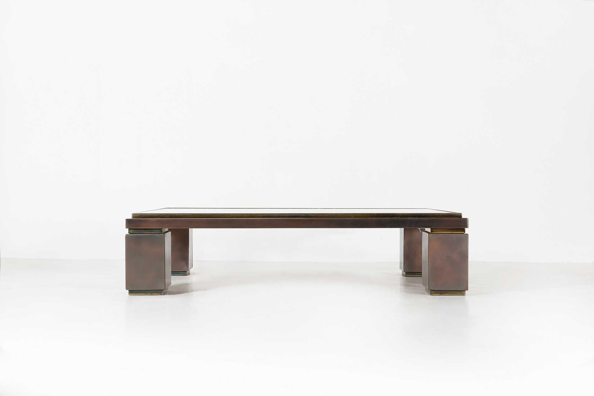 Travertine coffee table by Belgo Chrom