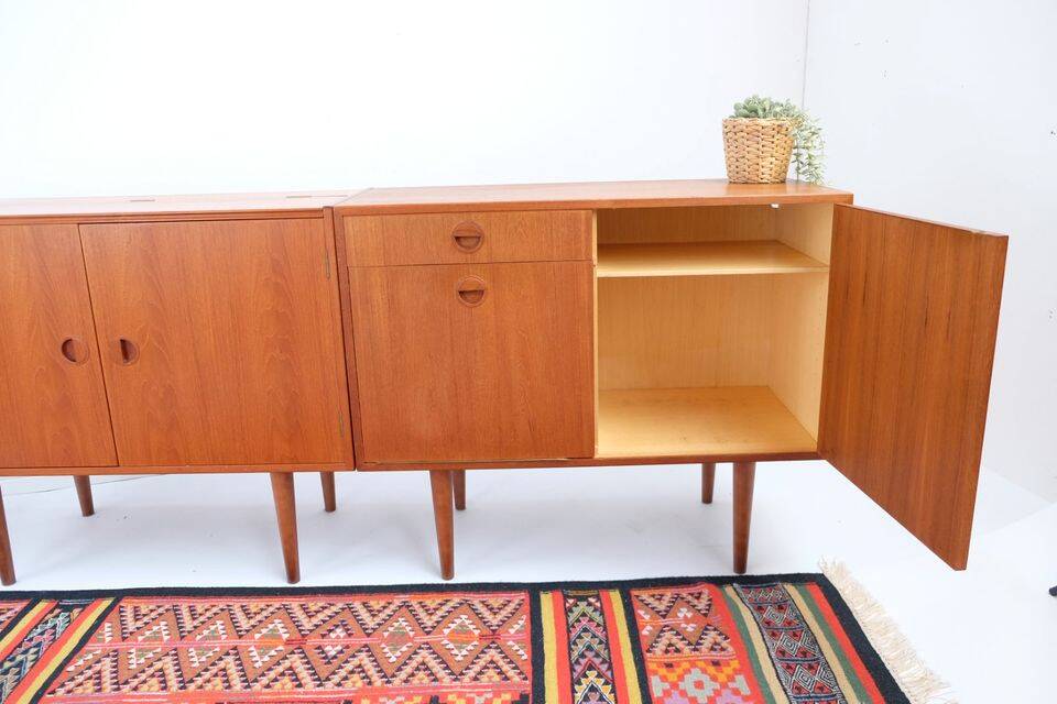 Meubles HiFi vintage des années 60, commode, buffet, teck, style rétro