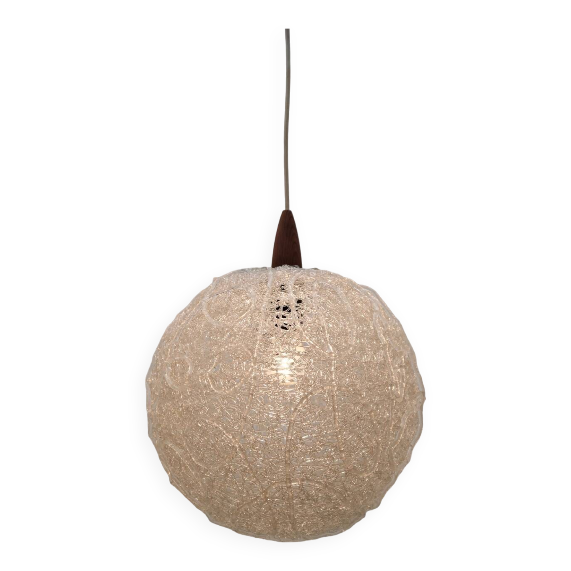 Scandinavian acrylic chandelier, 1960