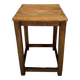 Brutalist side or plant table – oak