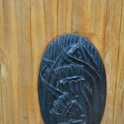 Bahut haut Art déco 1930 cartouche ébène