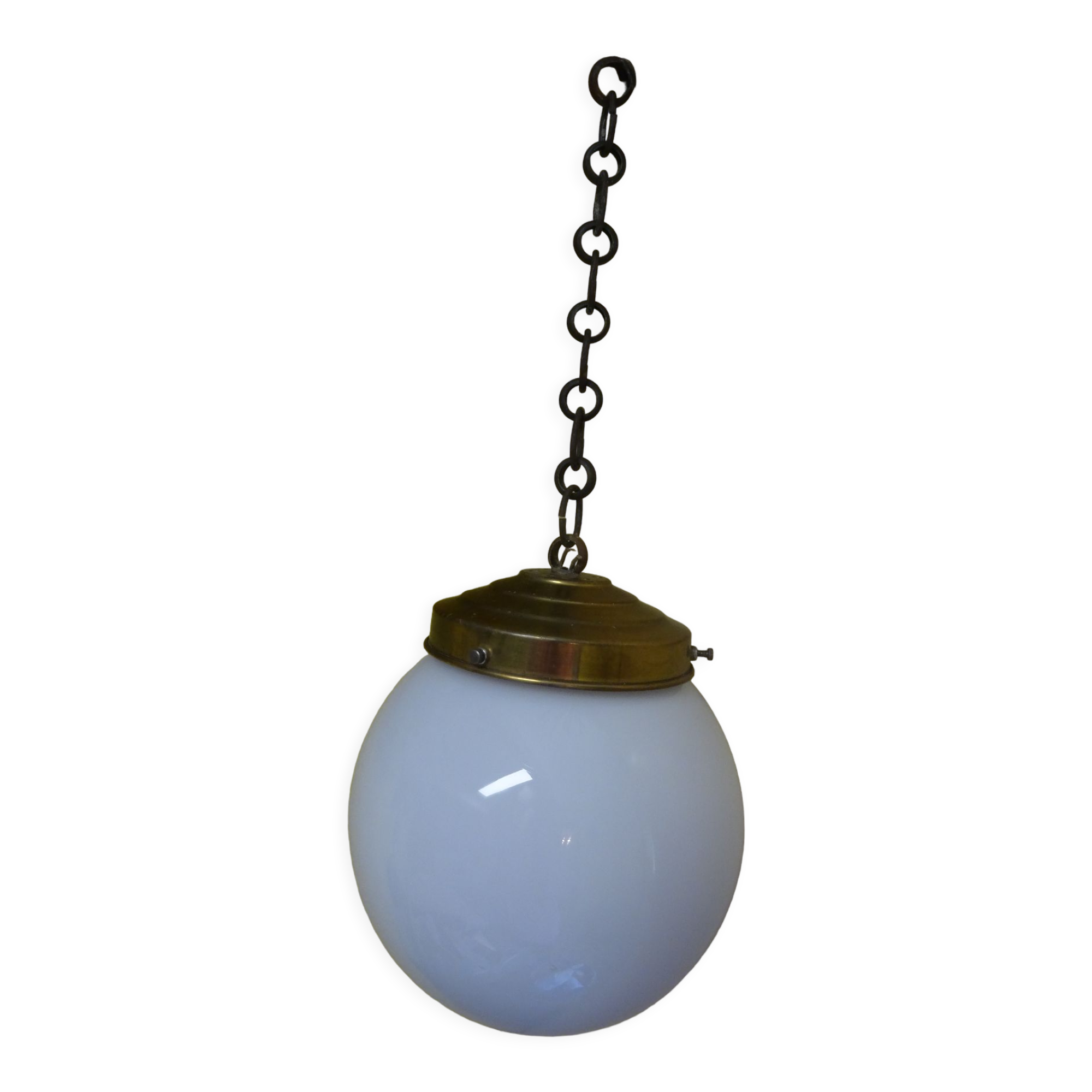 Lamp globe suspension of the 40s