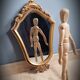 Golden mirror 35x22