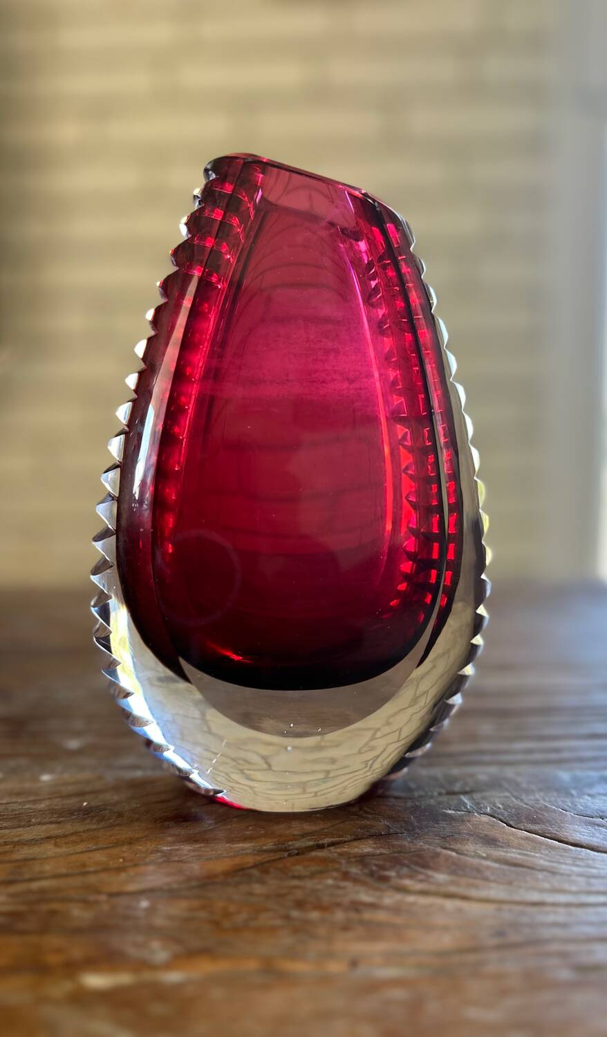 Beyer & Co. Designer glass vase