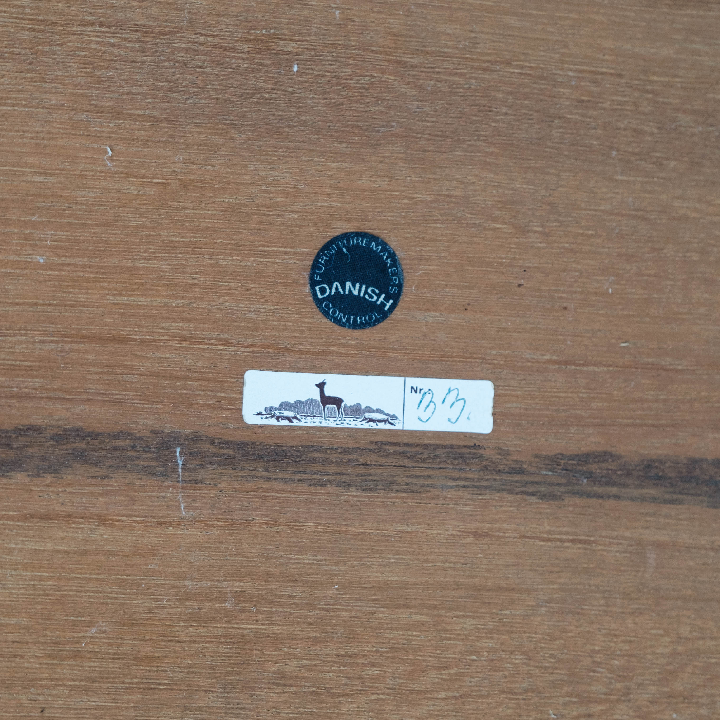 Coffee table in rosewood designed by Severin Hansen for Haslev Furniture, 1960s