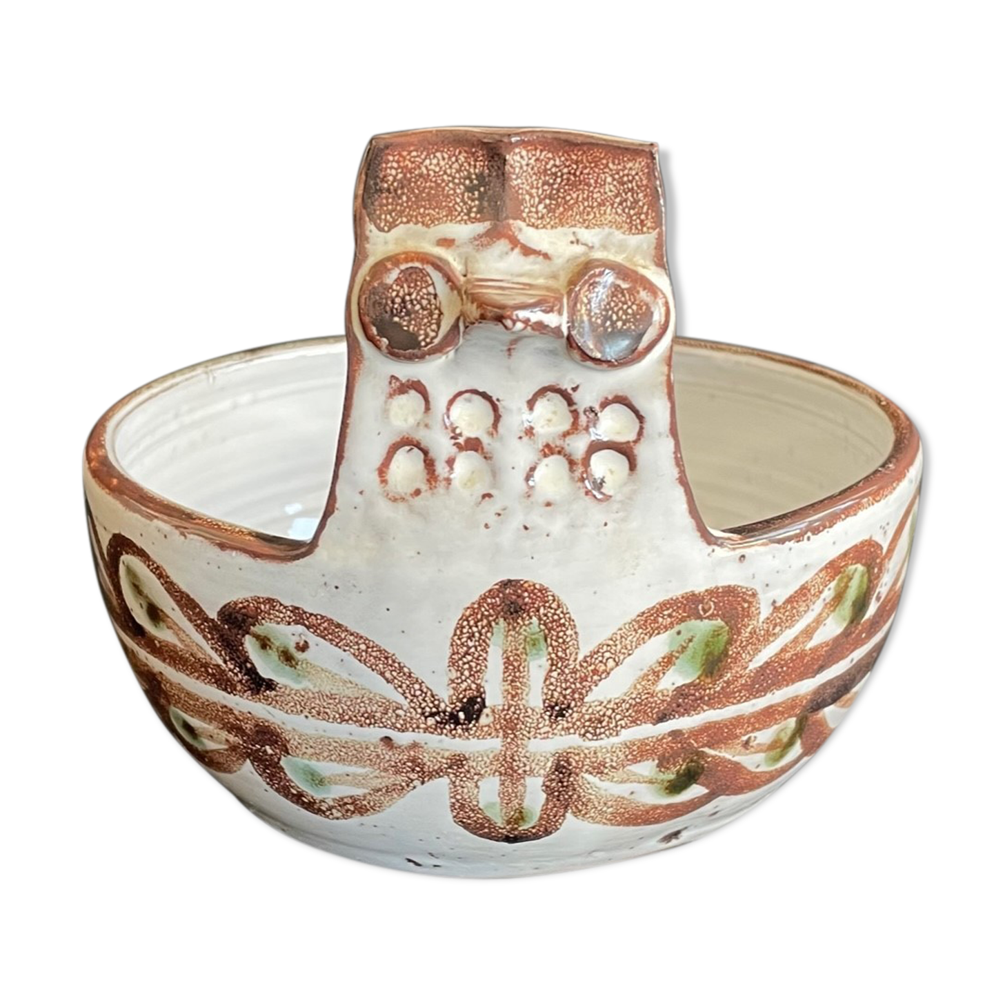 Zoomorphic cut Michel Barbier pottery "The Mulberry"
