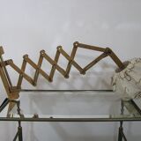 Applique murale/lampe à ciseaux. Holz Teak , Linus Bopp Limbach. Années 1970