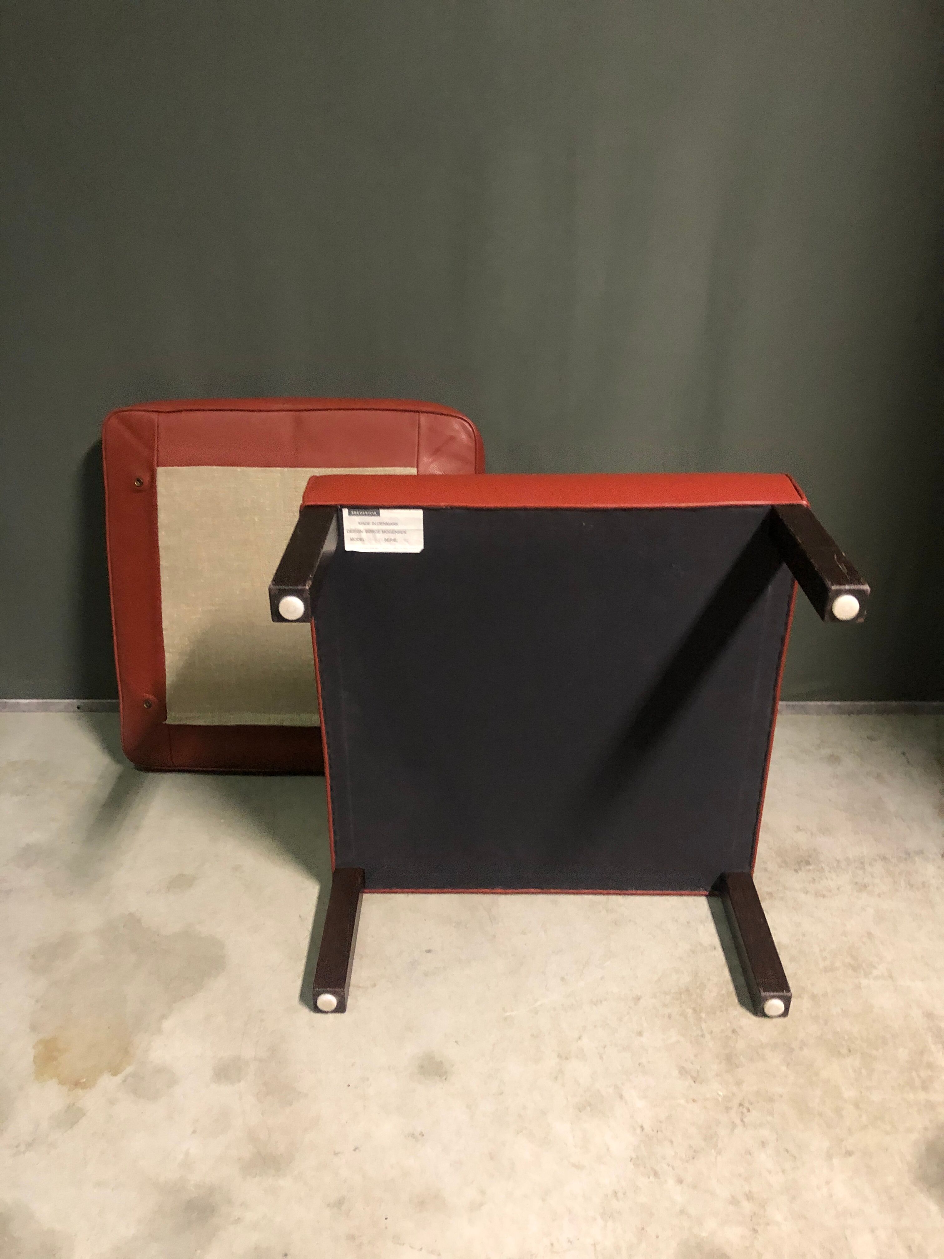 Vintage Børge Mogensen for Frederica ottoman 1970's