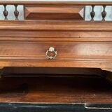 19th century walnut stepped desk
