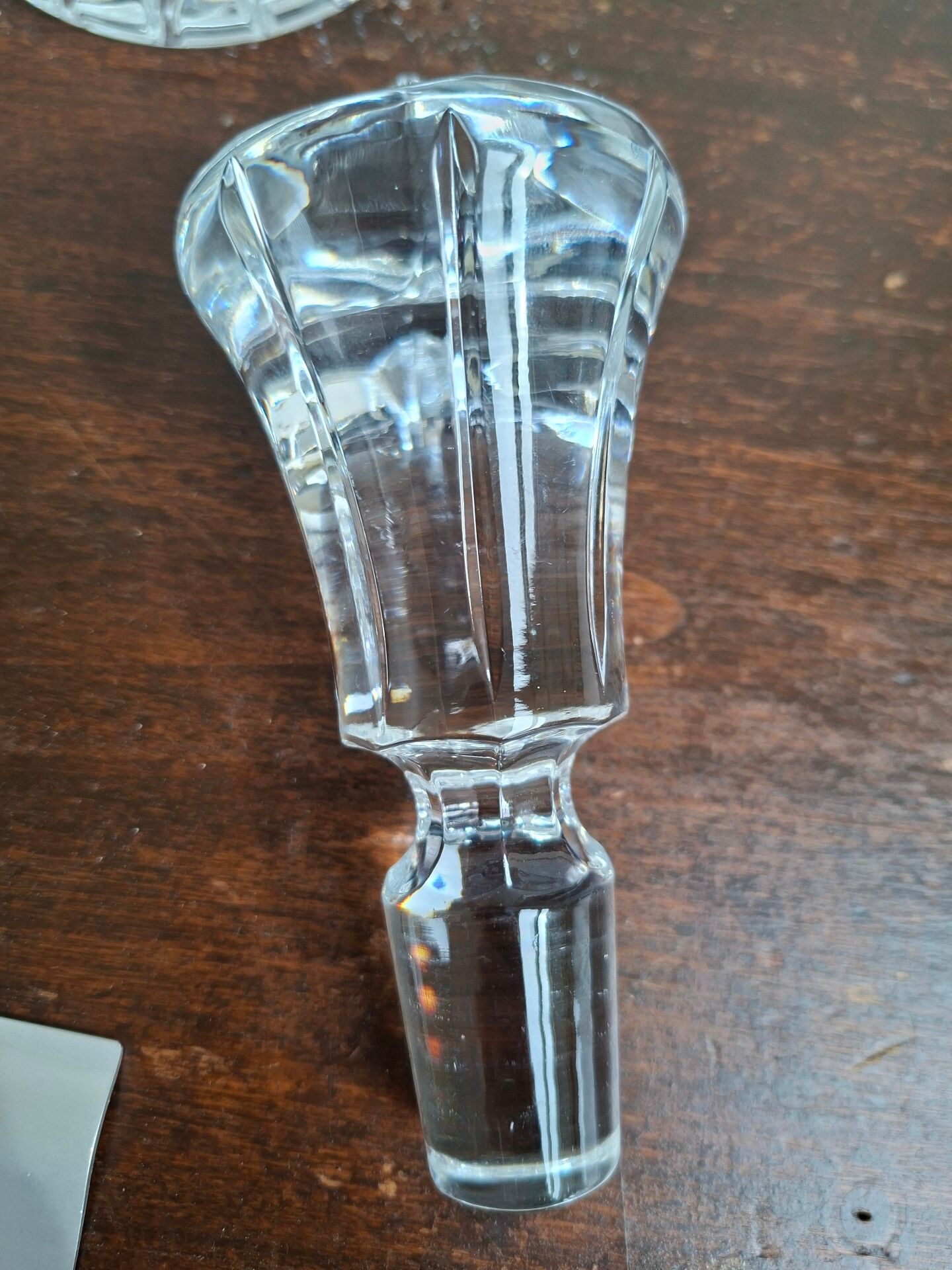 carafe aiguière  Estampillée Cristallerie De Lorrai