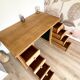 Large solid oak desk