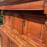 Old 18th century 2-part solid oak dresser