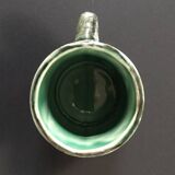 Green ceramic soup tureen