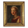 Ancient painting Female head attributed to A. Del Sarto, tempera on wood