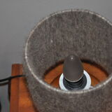 Wood and wool lamp