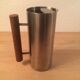 Scandinavian pitcher by Guy Degrenne stainless steel and wood