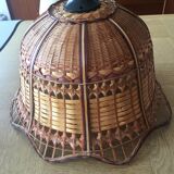 Vintage wicker suspension