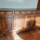 Antique 4-door oak sideboard