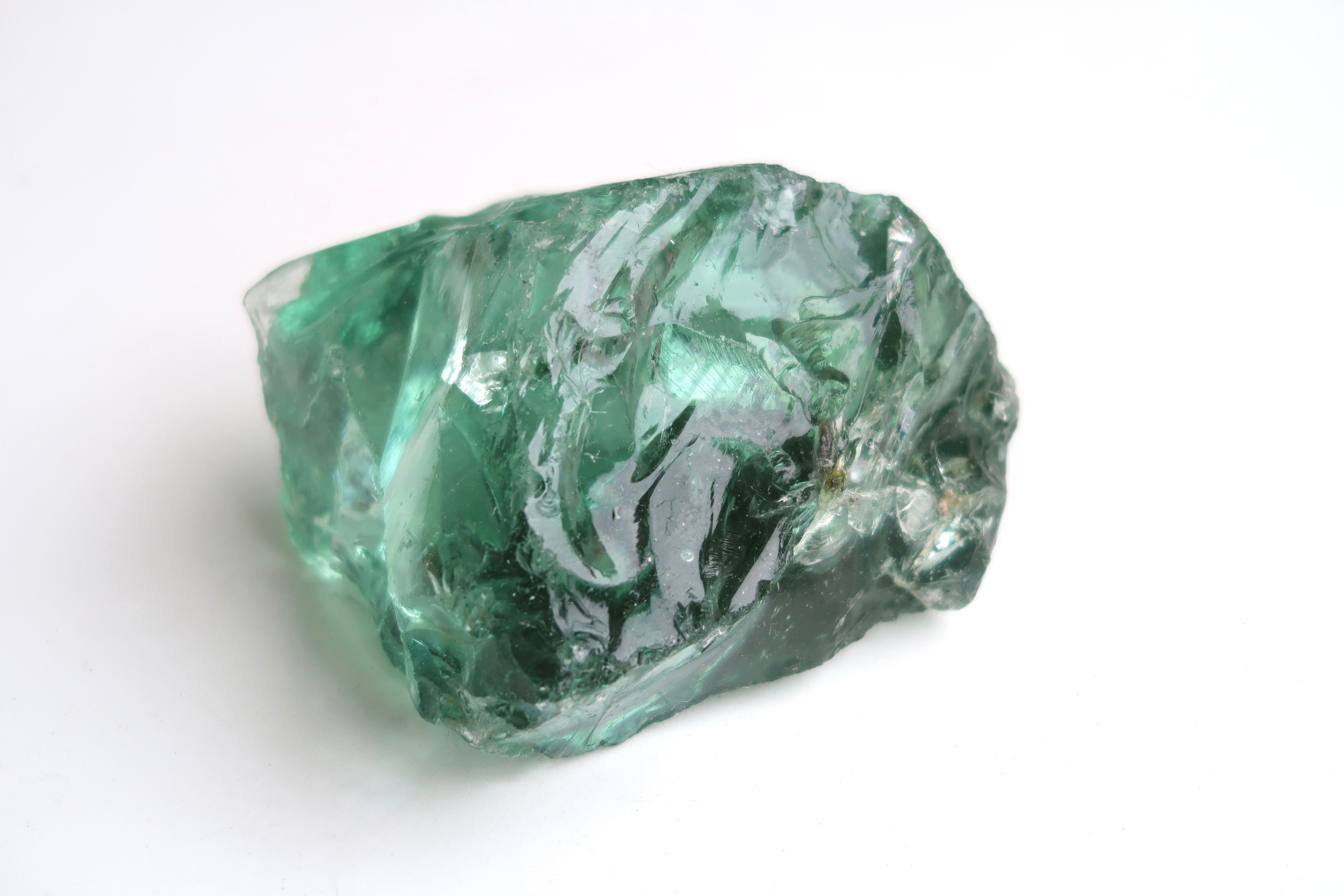 Glass "dragon teardrop" paperweight