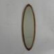 Oval gold mirror with faceted edge, 1950s