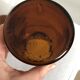 Amber Glass apothecary jar