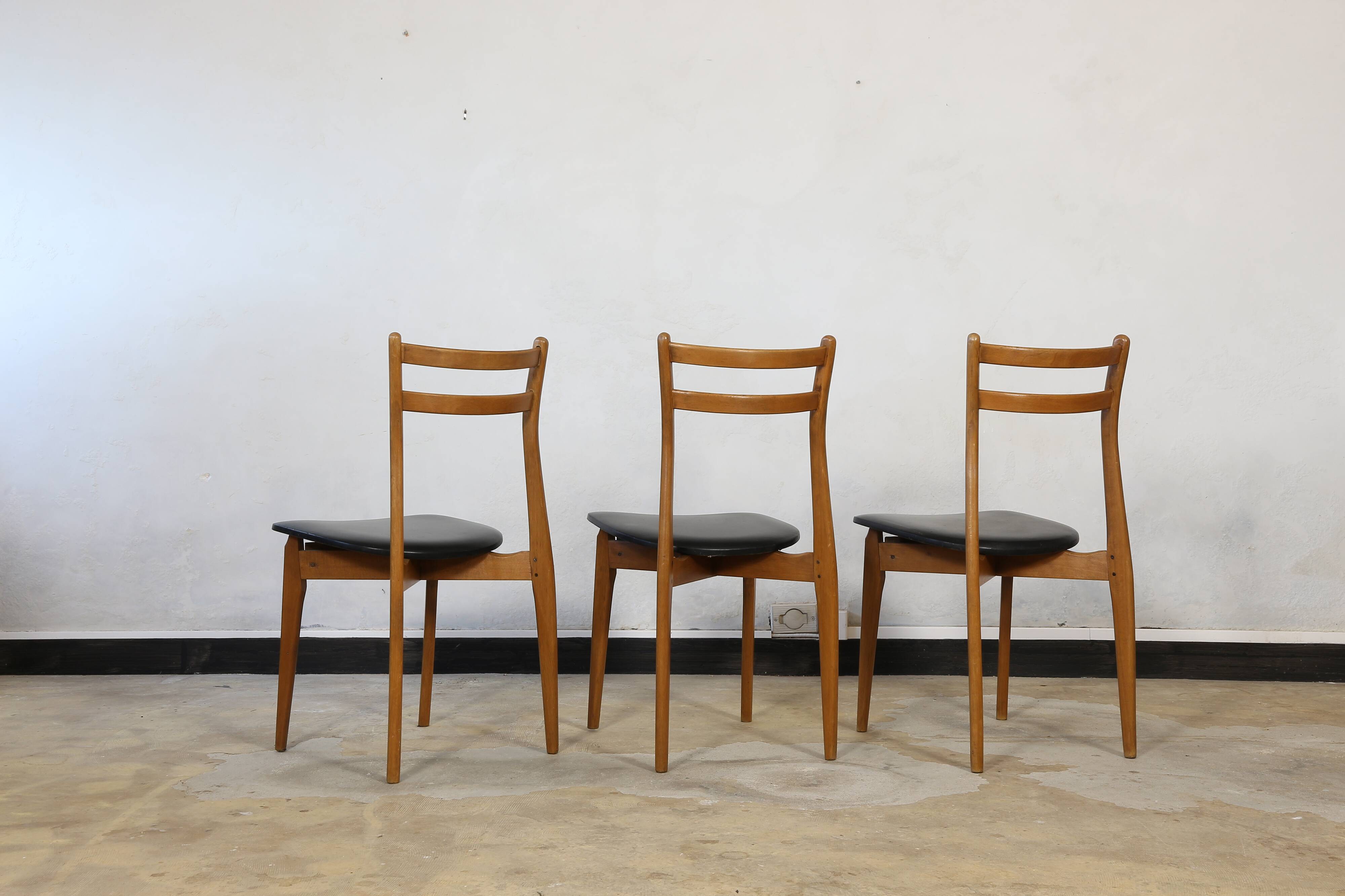 Chaises vintage scandinave 1960