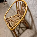 Rattan armchair