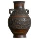 Japanese bronze vase from the early 20th century.