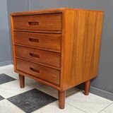 Teak chest of drawers Danish 1960s
