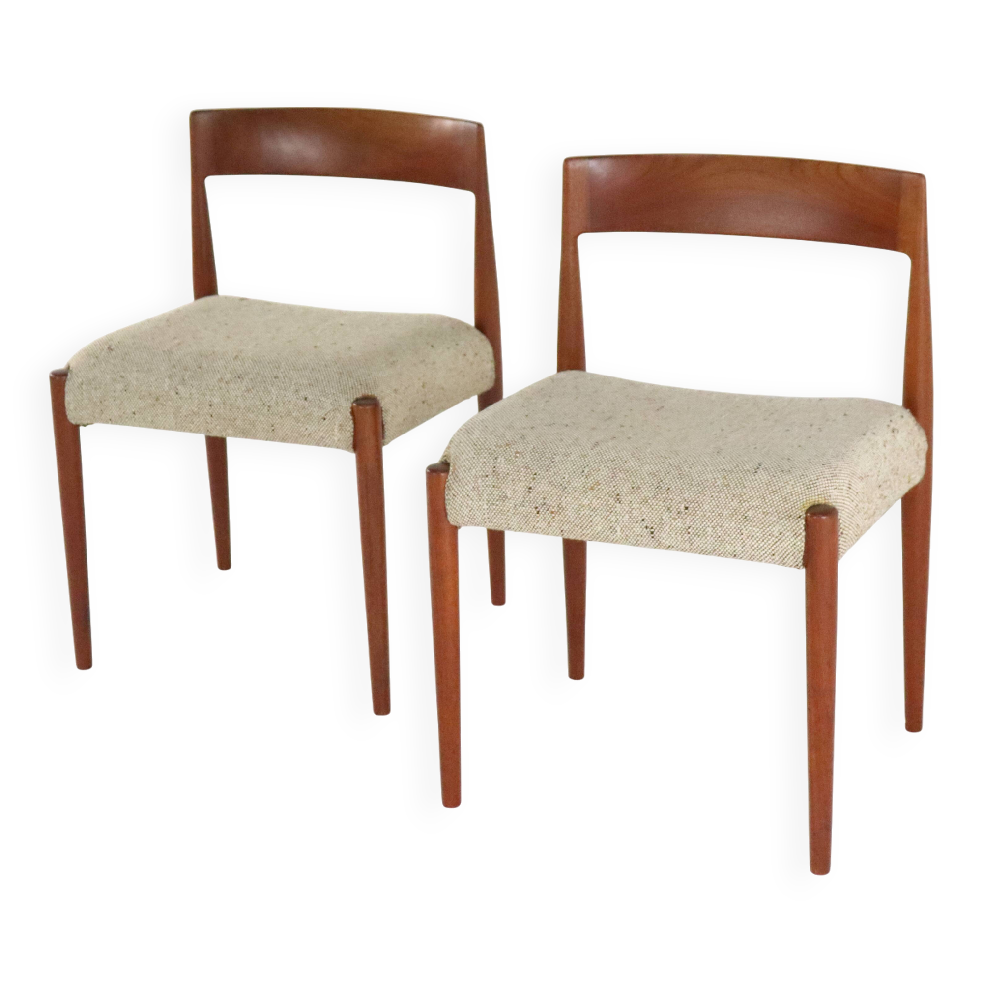 Set van 2 Kai Kristiansen voor Fritz Hanzen 4110 stoelen
