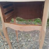 Pair of antique wooden bedside tables in Louis XV style.