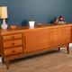 Retro Teak 1960s Short Sideboard By Uniflex