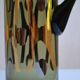 Modernist blown glass pitcher with geometric decoration 1970