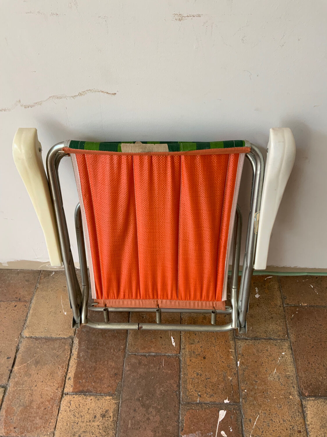 Vintage camping armchair