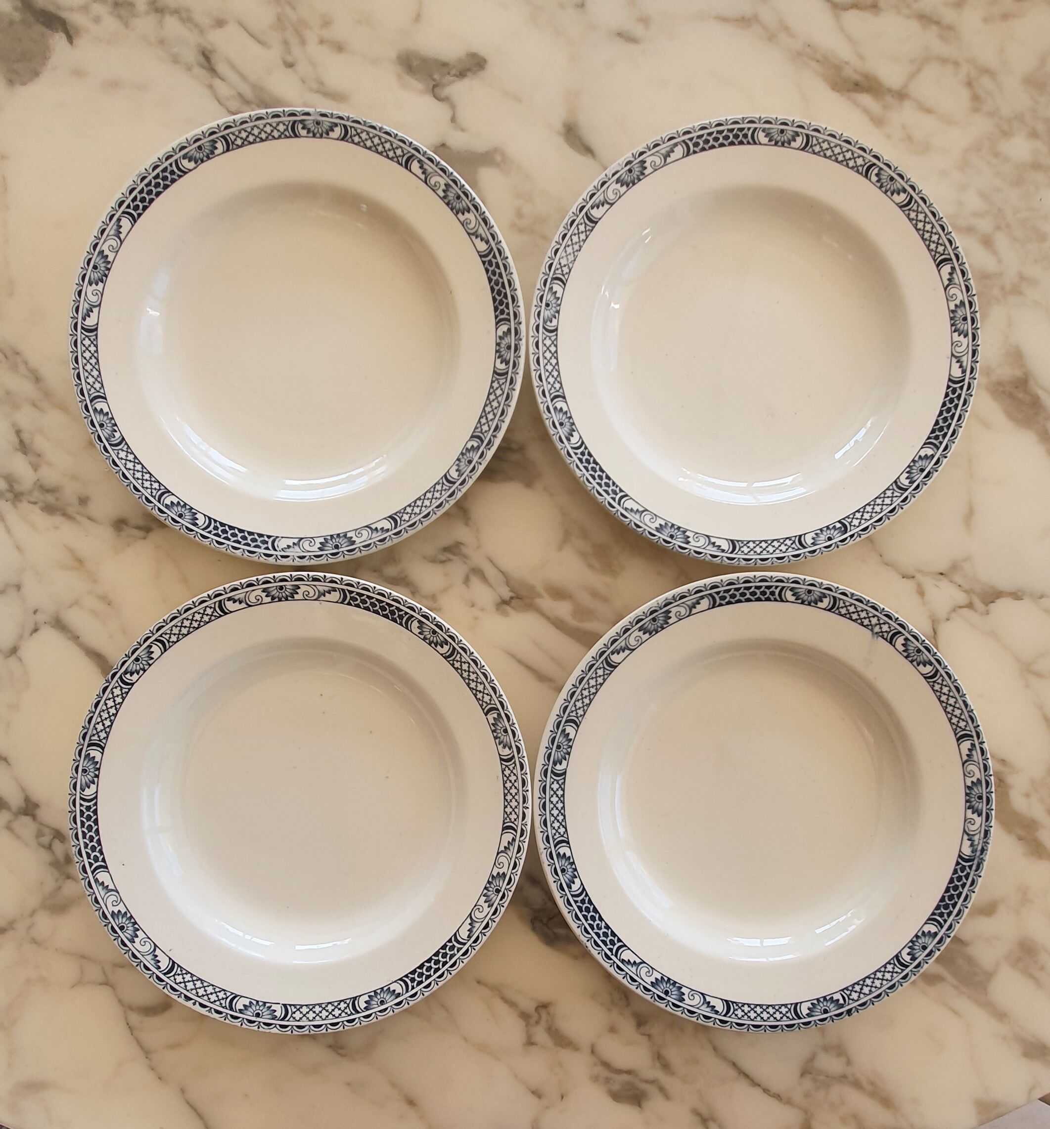 Assiettes creuses Salins