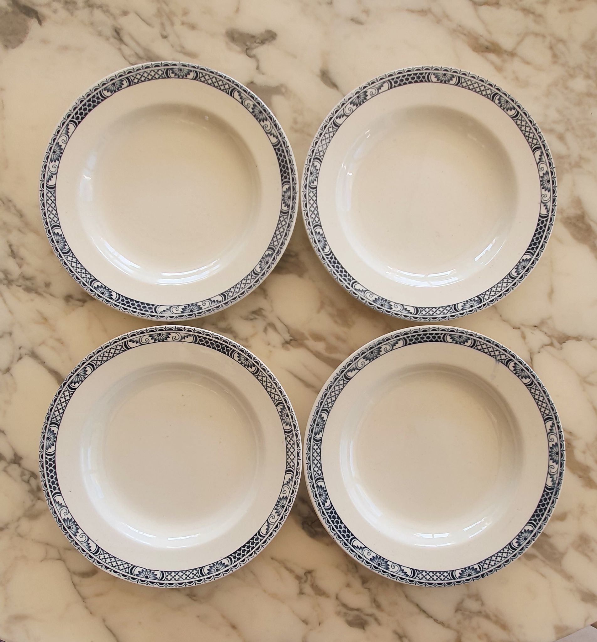 Assiettes creuses Salins