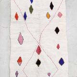 Tapis berbère marocain Azilal coloré 2,48x1,53m