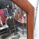 Wood mirror carved art deco 1930