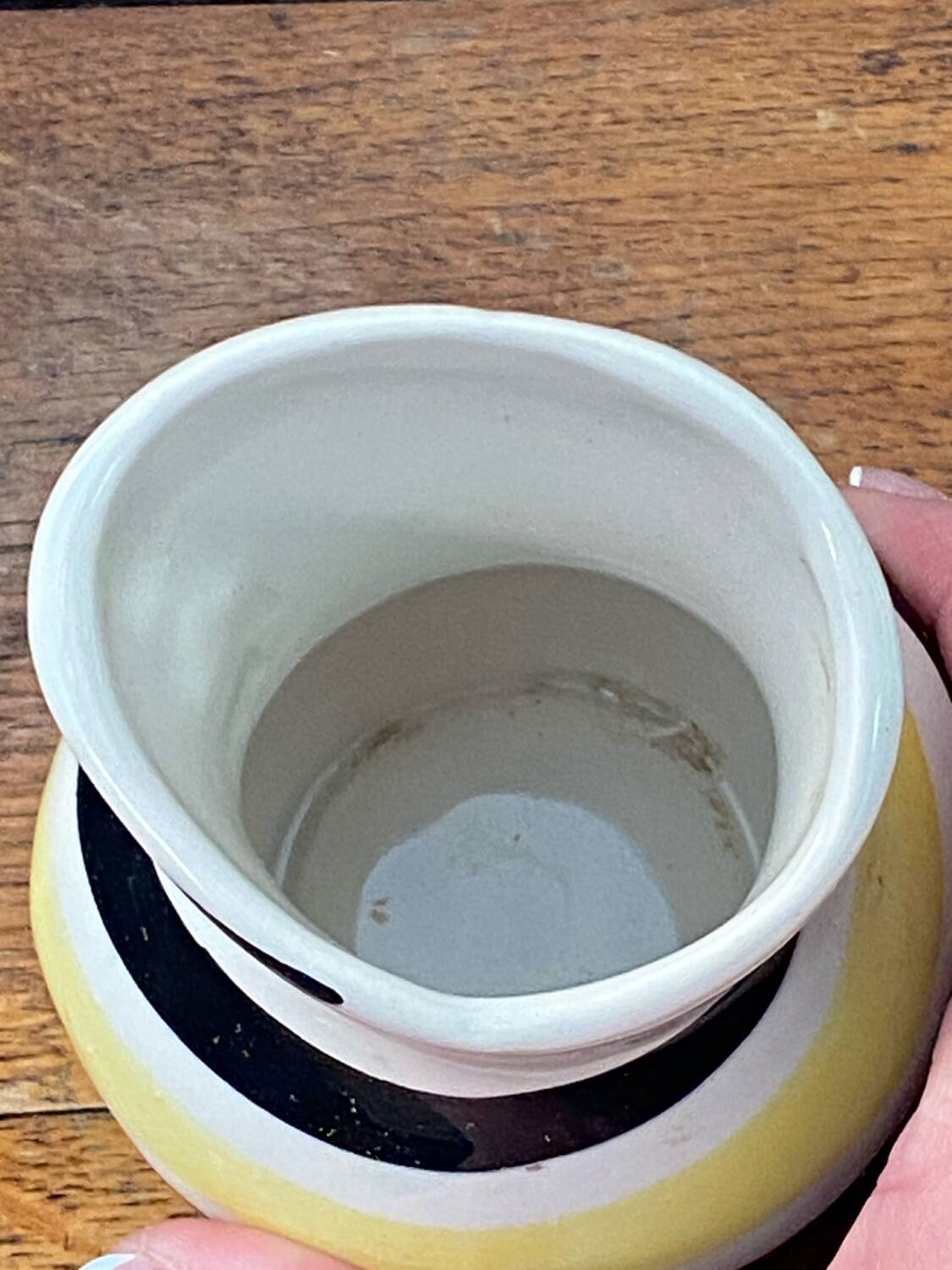 Mini vase, mimosa, ceramic, Poët Laval