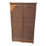 Double filing cabinet, curtain cabinet