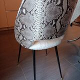 Barrel chair from the 1960s, art restoration