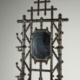 Faux bamboo coat rack cast iron ca. 1890