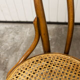 Curved wooden chair manual canning 1900