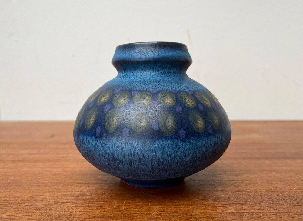 Vintage German ceramic vase from the Viola series by KMK Keramik Manufaktur Kupfermühle, 1970s.